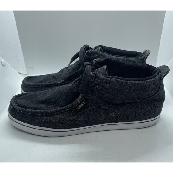 Lugz Strider Chukka Ankle Boots Dark Gray Denim Men's Shoes Size 13 Sneakers - Picture 3 of 8